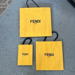 Fendi Shopping Bags (3 Assorted Sizes)